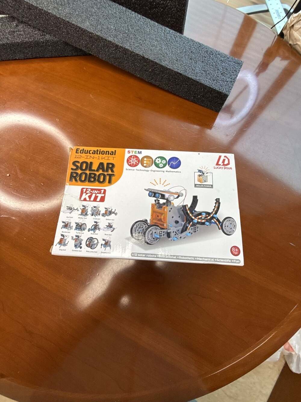 Lucky Doug 12-in-1 Educational STEM Solar Robot Kit